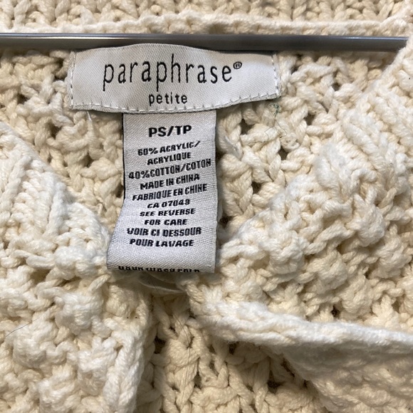 Cropped Cable Knit Cardigan - Picture 6 of 6